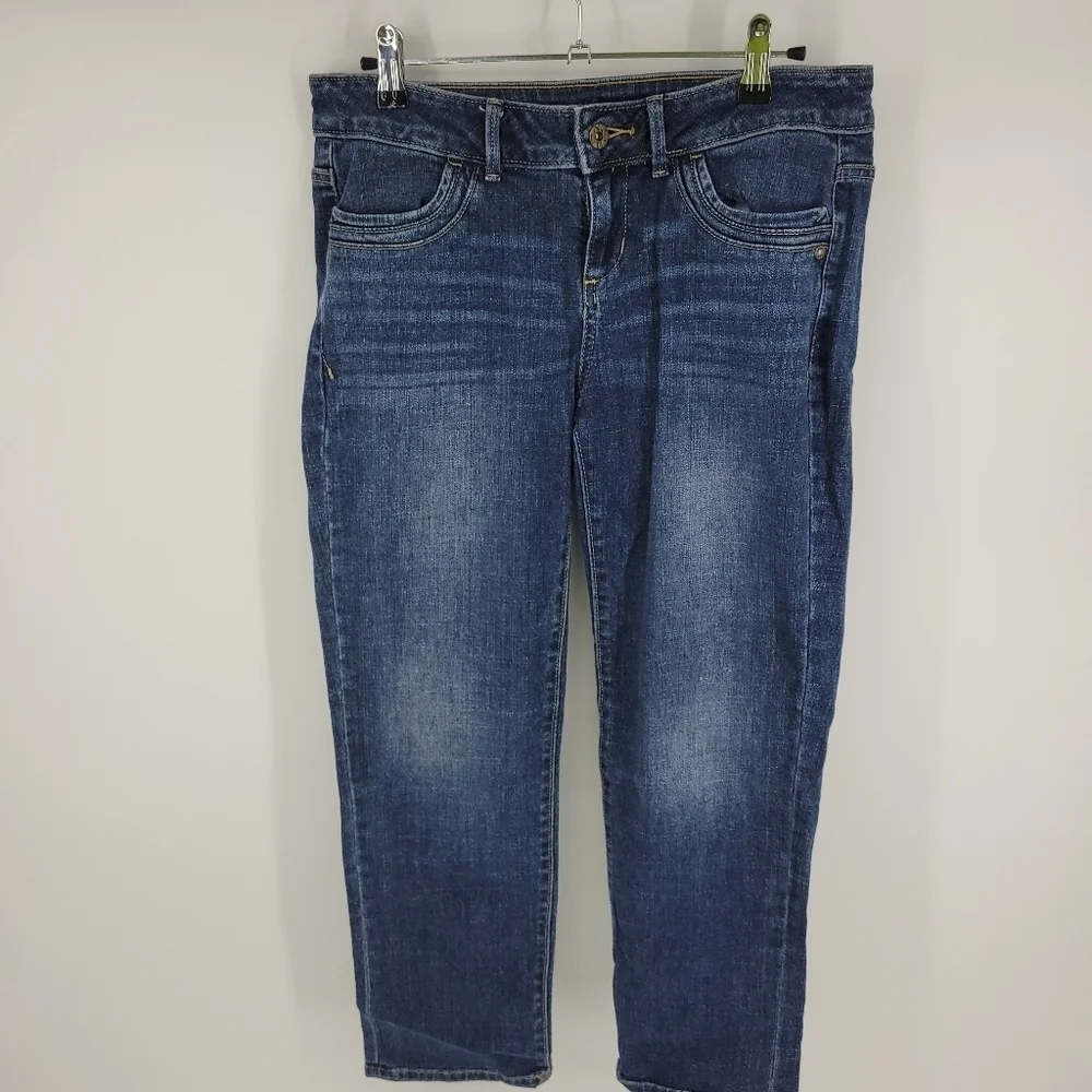 Simply Vera Vera Wang Women's Mid-Rise Straight Leg Blue Denim Jeans‎ Size 8